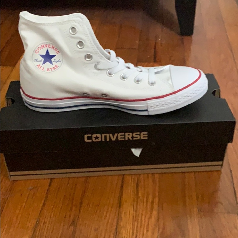 white high top converse